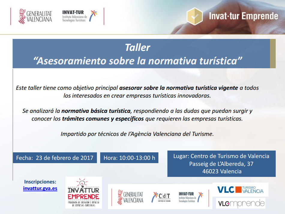 Evento_Taller_Asesoramiento_Normativa_Turística_Invattur